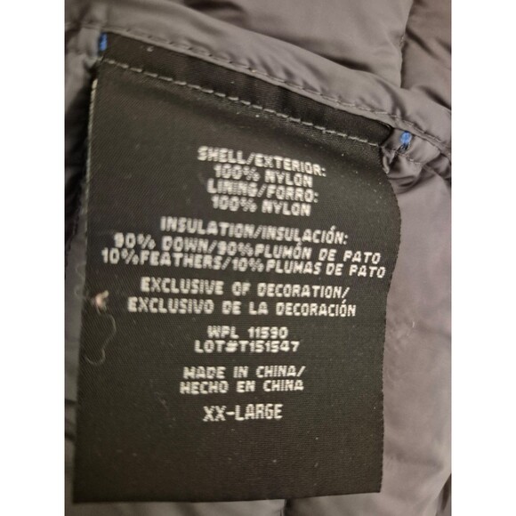 32 Degrees Heat Mens Puffer Vest Down Puffer Vest Blue Sz 2XL - Picture 5 of 5